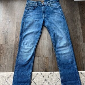 MOTHER the mid rise dazzler ankle fray - new without tags - size 28